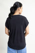 The Black Kimono Top